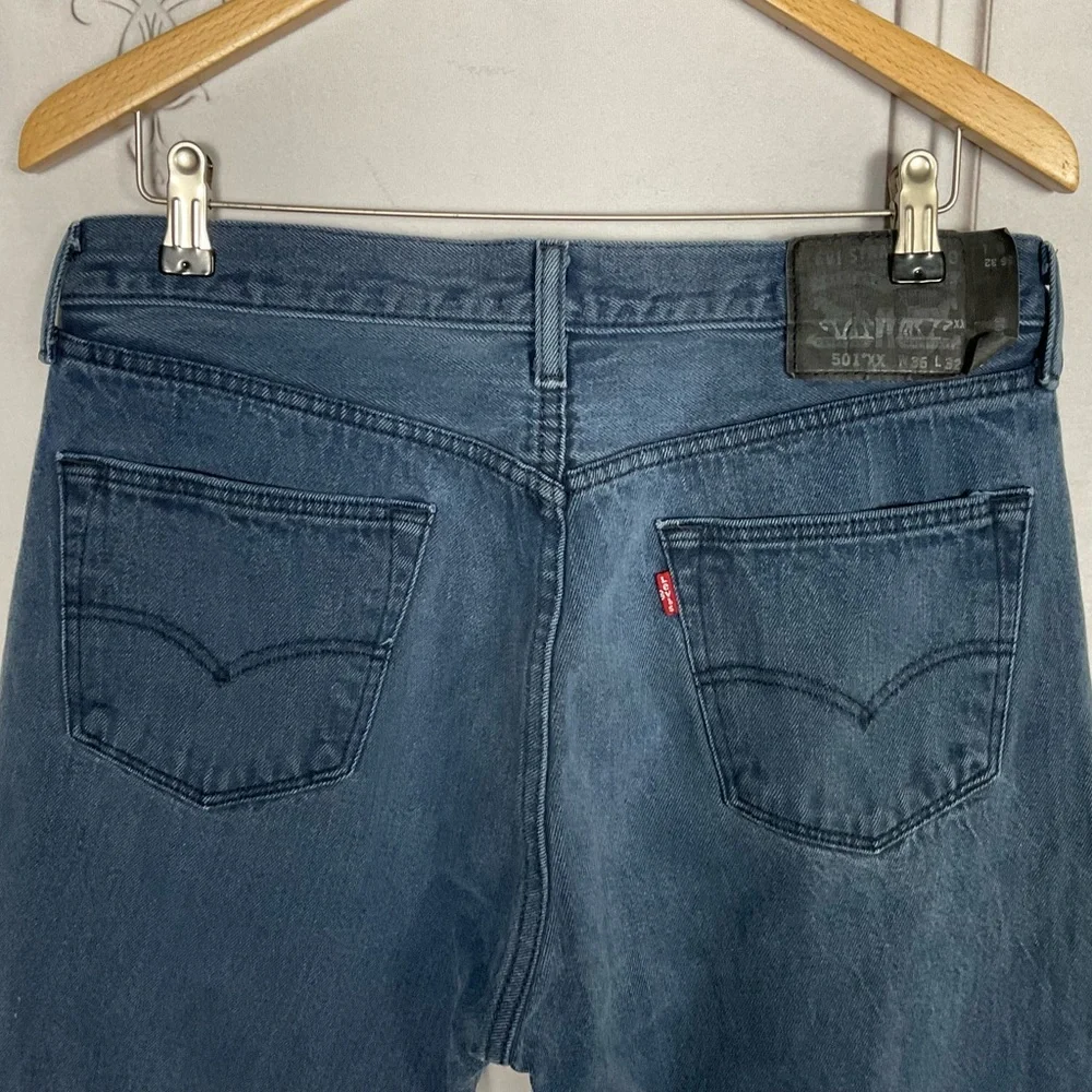 Levi Strauss & Co Original Riveted 501XX Men’s W 36 L 32 Buttonfly 501 XX Jeans - Picture 4 of 6